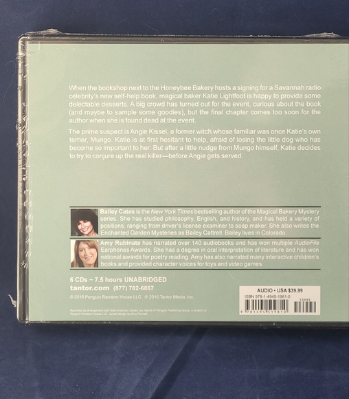 Brand New, Sealed Audiobook Spells and Scones: A Magical Bakery Mystery - Picture 2 of 4